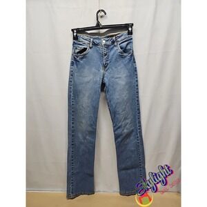 Lawman Western Women Embellished Pockets-Stretch Jeans Vintage Size 5/6-28 x 33